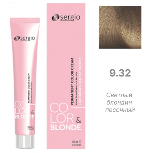 Крем-краска Color&Blonde 9.32 - светлый блондин песочный (100 мл)
